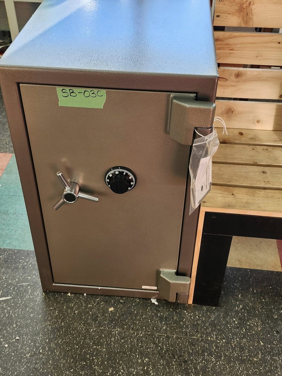 Combination safe for sale in the shop